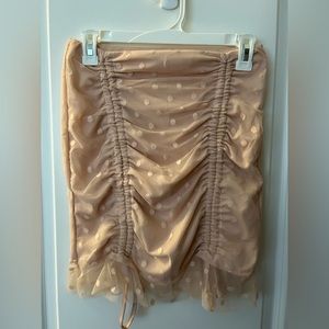Light pink boohoo skirt